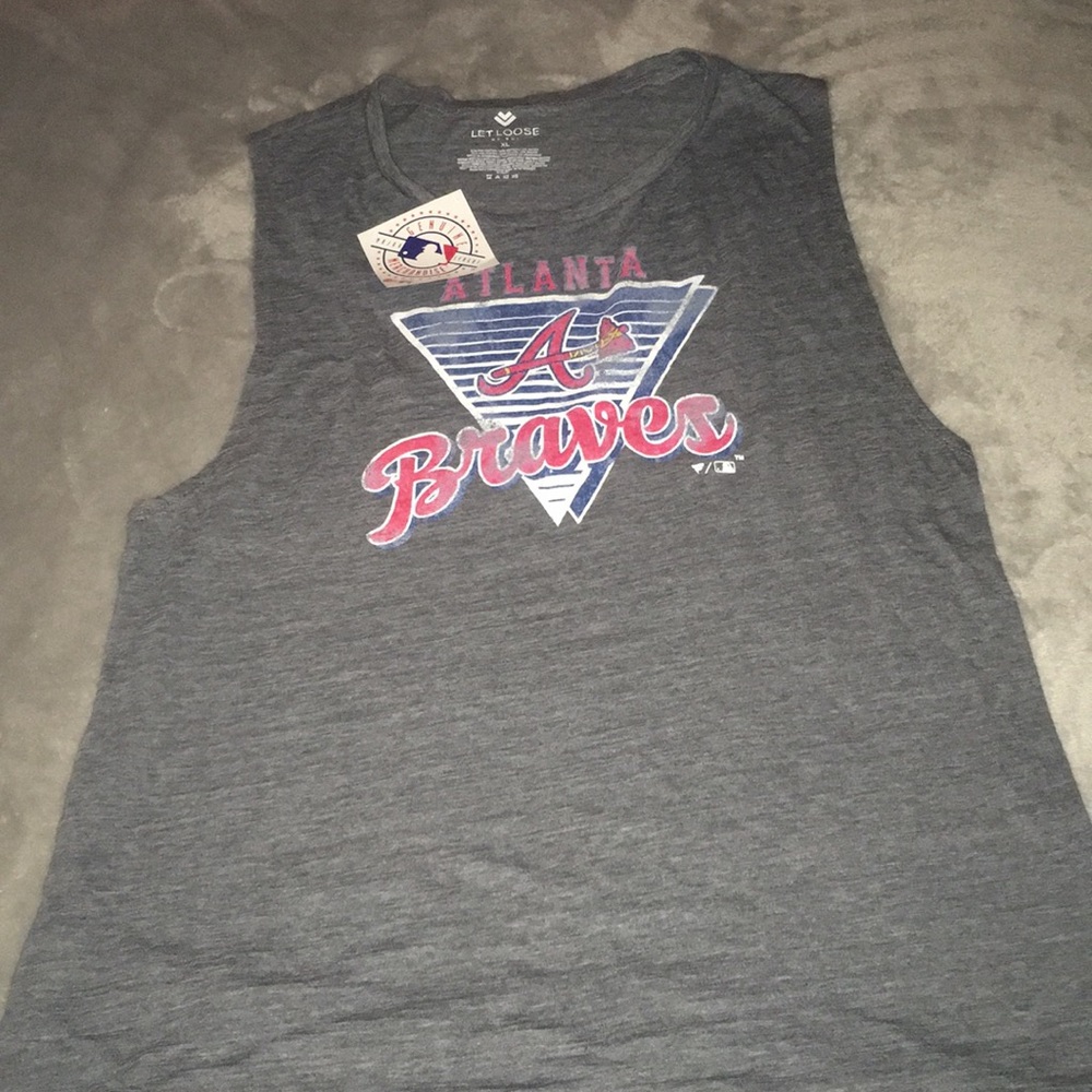 Women's Atlanta Braves muscle tank